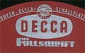 Logo des Labels Decca Füllschrift